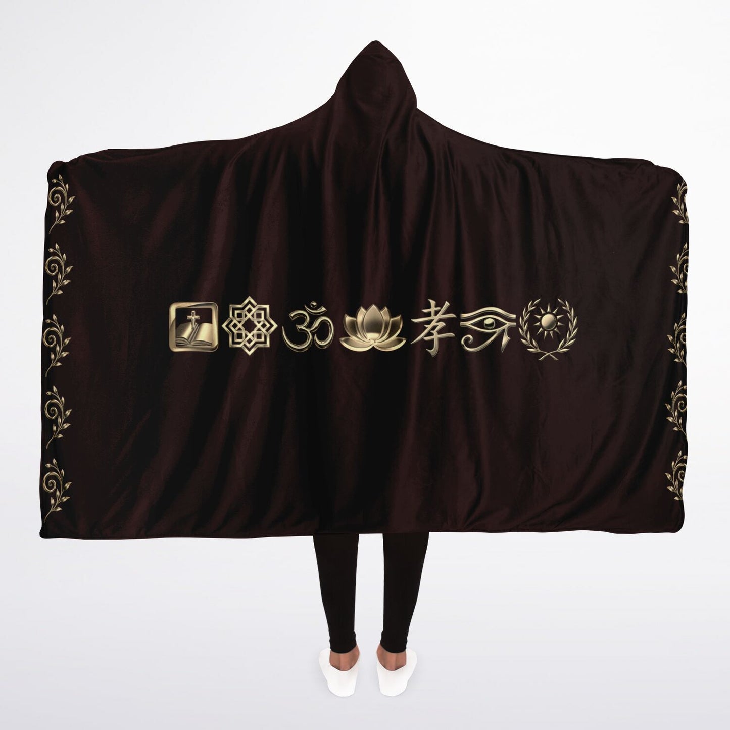 Ancient Wisdom Sherpa Blanket - Tinted