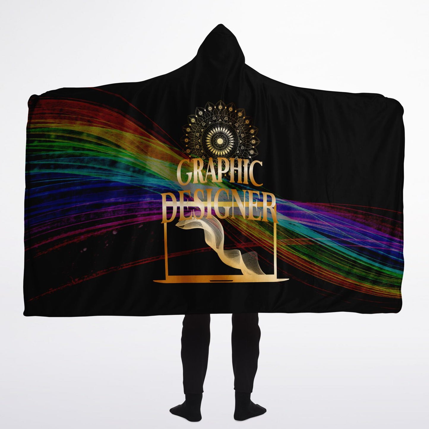 Graphic Designer Sherpa Blanket