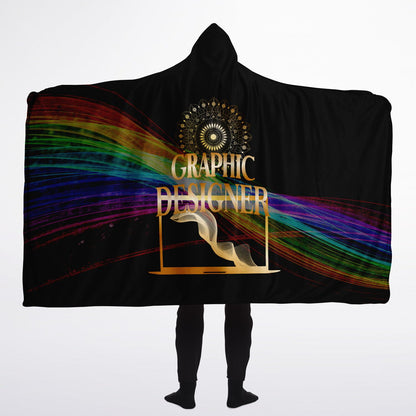 Graphic Designer Sherpa Blanket