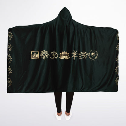 Ancient Wisdom Sherpa Blanket
