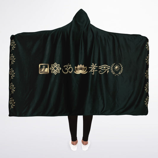 Ancient Wisdom Sherpa Blanket