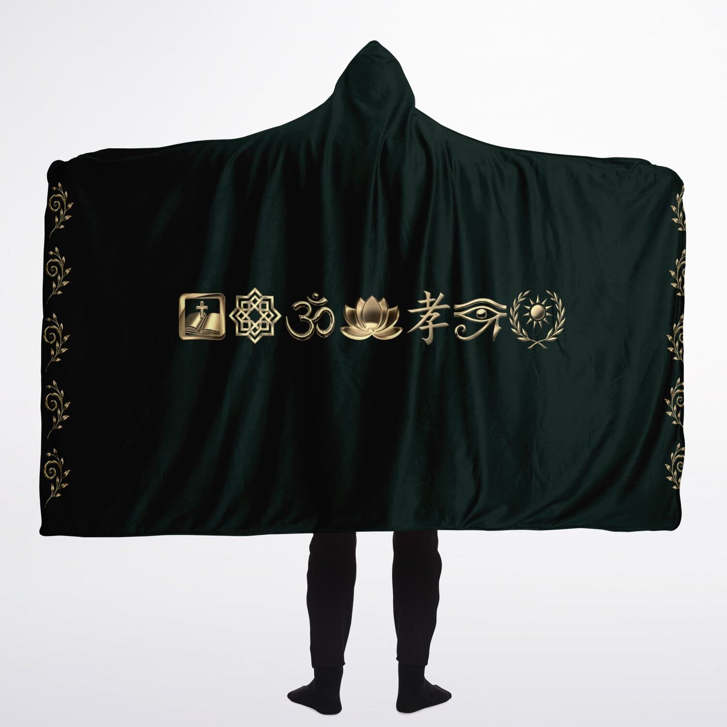 Ancient Wisdom Sherpa Blanket