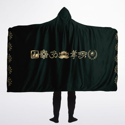 Ancient Wisdom Sherpa Blanket