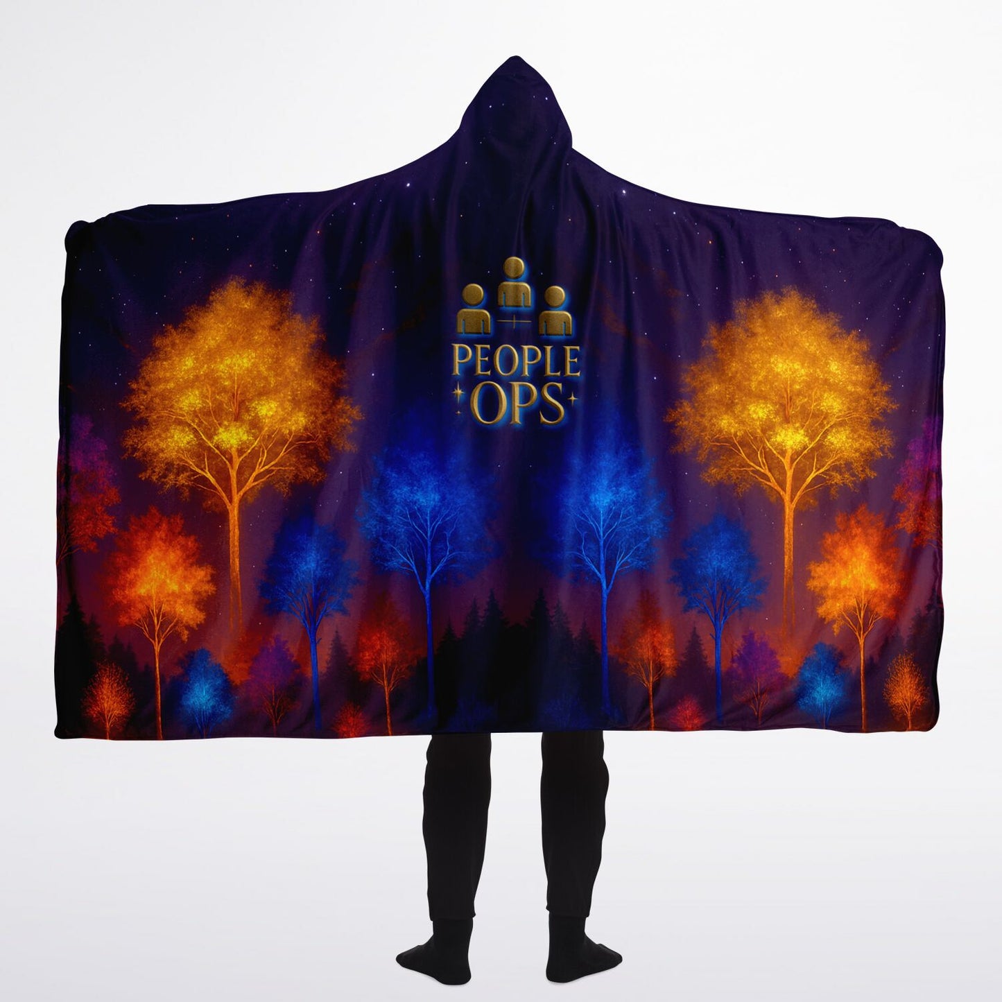 People Ops Garden Sherpa Blanket