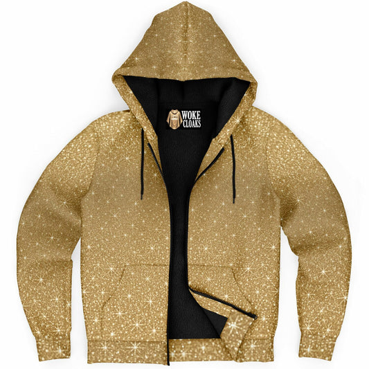 Microfleece Ziphoodie - AOP Gold