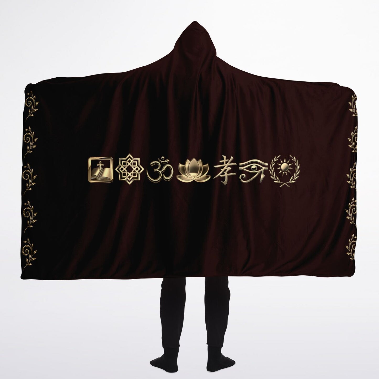 Ancient Wisdom Sherpa Blanket - Tinted