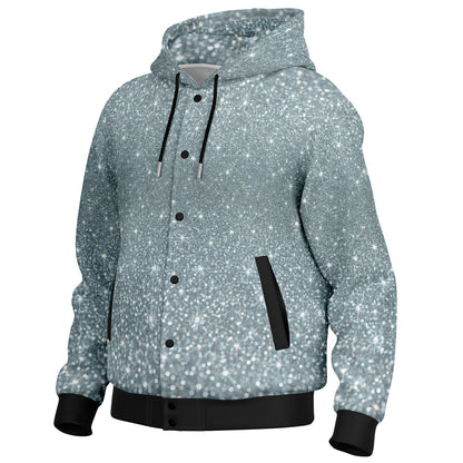 Hoodie Jacket AOP Platinum