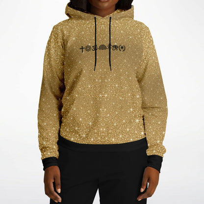 Athletic Hoodie - AOP Gold