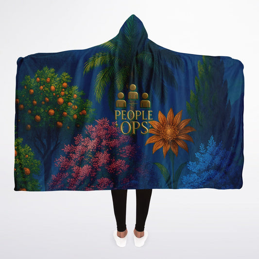People Ops Garden Sherpa Blanket