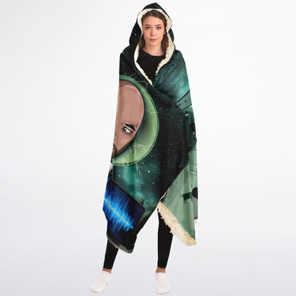 Podcast Man Sherpa Blanket