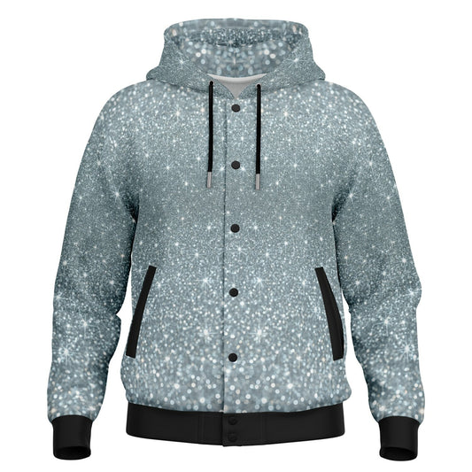 Hoodie Jacket AOP Platinum